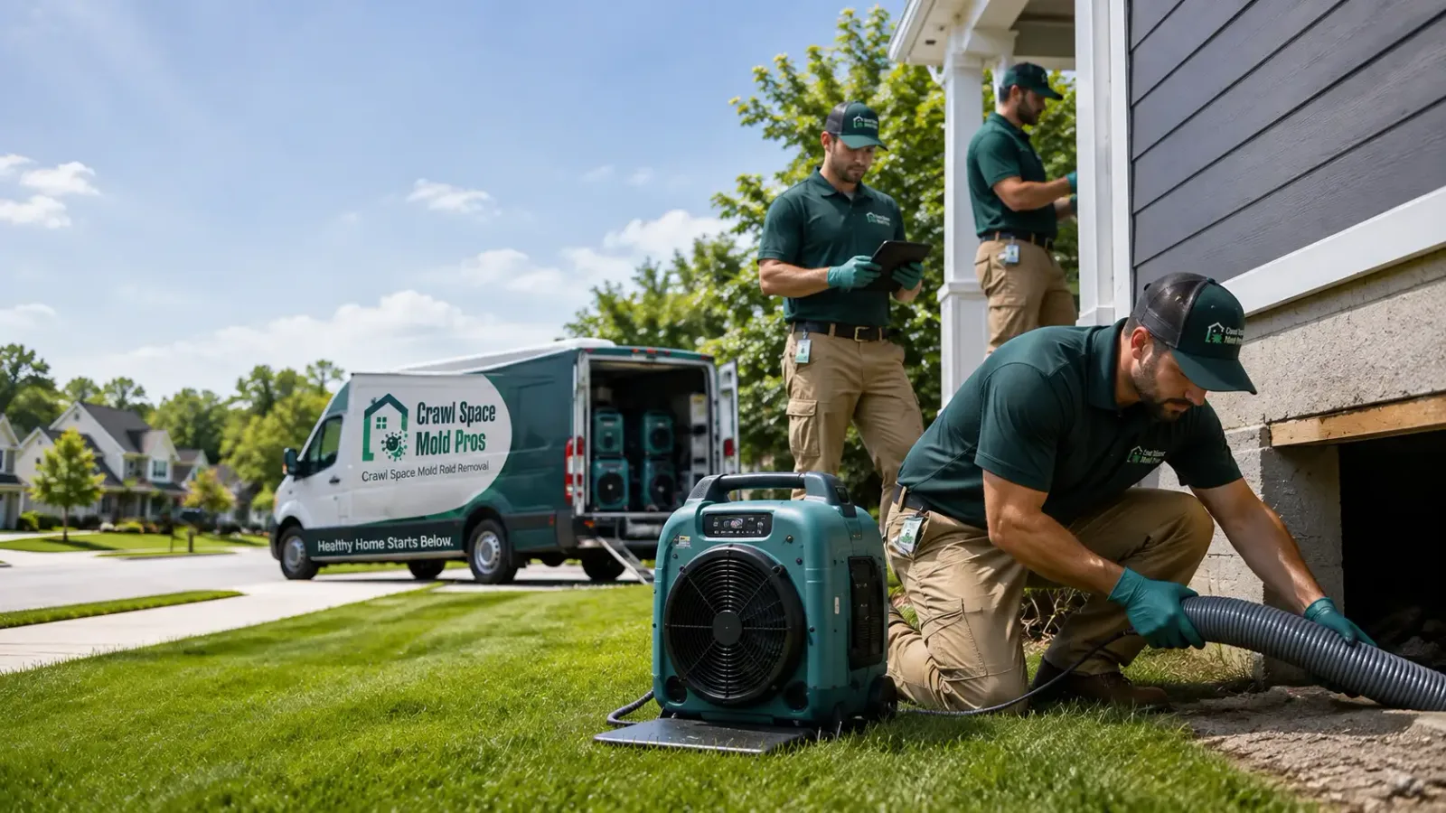 Crawl Space Mold Removal in Sawyer, MI